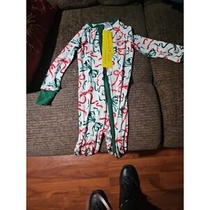 White Christmas Bows Bamboo   Zippy Double Zipper 18 To 24 Months